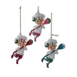 Item 100680 Elves With Spoon Ornament