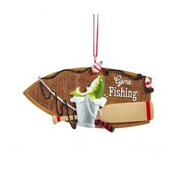 Item 100735 Fishing Boat Ornament