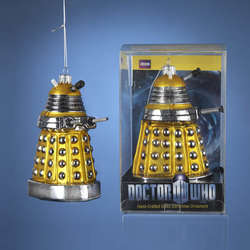 Item 100860 Doctor Who Yellow Dalek Drone Ornament