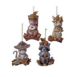 Item 100900 Brown Forest Animal Ornament