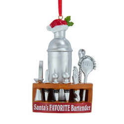Item 100919 Santas Favorite Bar Caddy Ornament