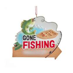 Item 101041 Gone Fishing Ornament