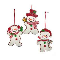 Item 101058 thumbnail Gingerbread Snowman Ornament