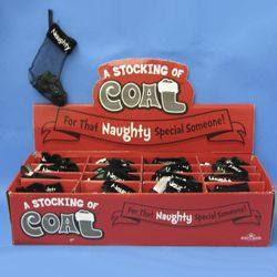 Item 101079 A Stocking of Coal Ornament
