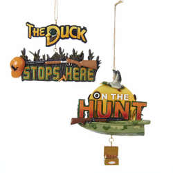Item 101100 Hunting Sign Ornament