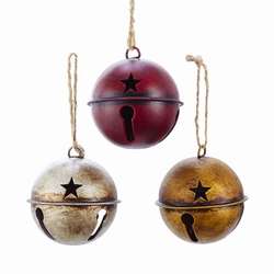 Item 101116 Rustic Jingle Bell Ornament