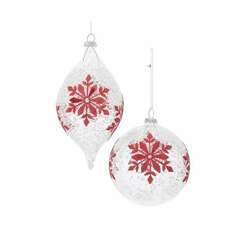 MX177874 Large Ganz Iridescent Snowflake Ornament 