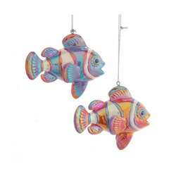 Item 101238 Colorful Clown Fish Ornament