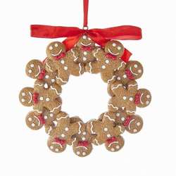 Item 101265 thumbnail Gingerbread Boy Wreath Ornament