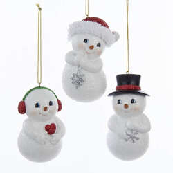 Item 101304 Chubby Snowman Ornament