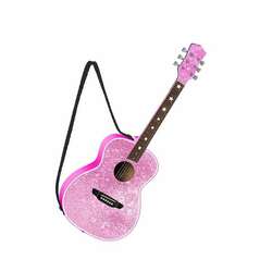 Item 101397 thumbnail Pink Guitar With Glitter Ornament