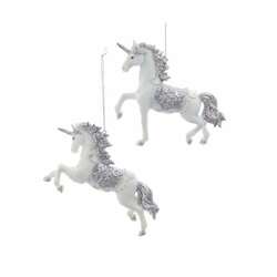 Item 101407 Icy Periwinkle Unicorn Ornament
