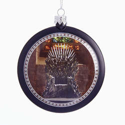 Item 101420 The Iron Throne Disc Ornament