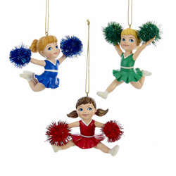 Item 101447 Cheerleader Girl Ornament