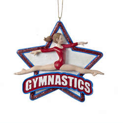 Item 101494 Gymnastics Girl Ornament