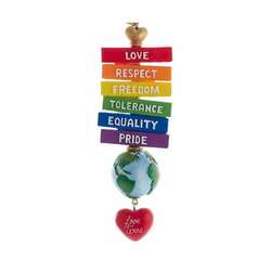Item 101557 Pride Sign Ornament