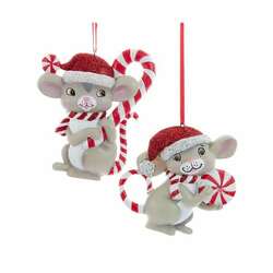 Item 101621 Peppermint Mouse Ornament