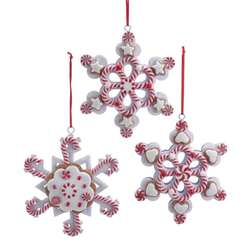 Item 101635 thumbnail Peppermint Snowflake Ornament
