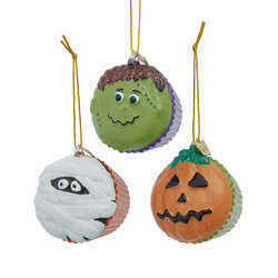 Item 101705 Noble Gem Halloween Cupcake Ornament