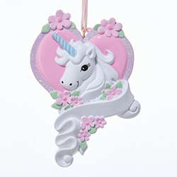 Item 101717 Unicorn Ornament