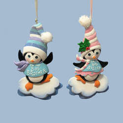 Item 101761 Big Brother/Big Sister Penguin Ornament