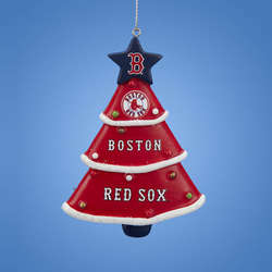 Item 101983 Boston Red Sox Christmas Tree Ornament