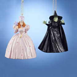 Item 102086 Glinda The Good Witch/Wicked Witch Ornament