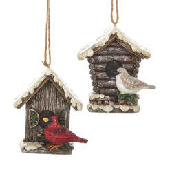 Item 102165 Natural Birdhouse Ornament