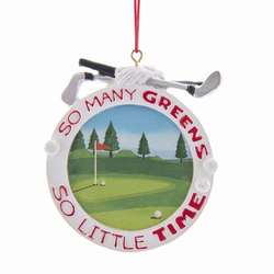 Item 102317 Golf Ball Ornament