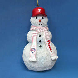 Item 102338 Philadelphia Phillies Snowman Ornament