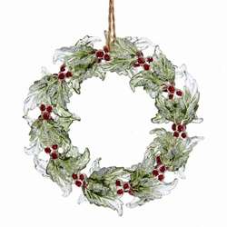 Item 102663 thumbnail Birch Berry Wreath With Glitter Ornament
