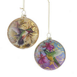 Item 102697 Hummingbird Disc Ornament