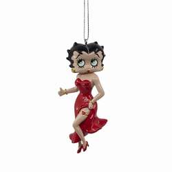 Item 102903 thumbnail Betty Boop In Red Gown Ornament