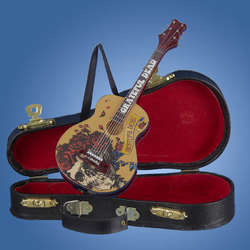 Item 102975 Grateful Dead Guitar With Case Ornament