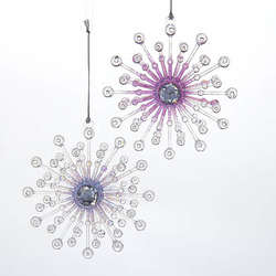 Item 102999 Blue/Purple Snowflake Ornament