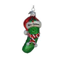 Item 103018 Glass Pickle Ornament