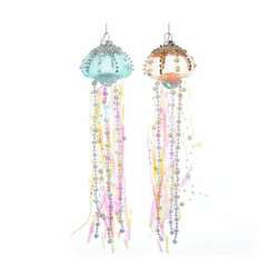 Item 103080 Jellyfish With Fancy Tentacles Ornament