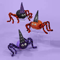 Item 103227 Battery Operated LED Lighted Spider Ornament