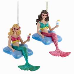 Item 103236 Mermaid On Starfish Float Ornament