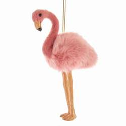 Item 103343 Furry Flamingo Ornament