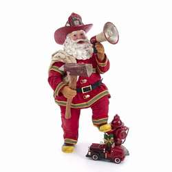 Item 103401 Fabriche Fireman Santa