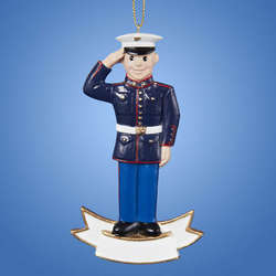 Item 103439 Personalizable Marine Corps Ornament