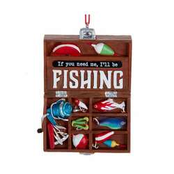 Item 103455 Fishing Tackle Box Ornament