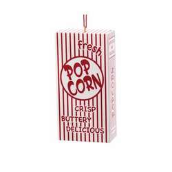 Item 103506 Popcorn Box Ornament