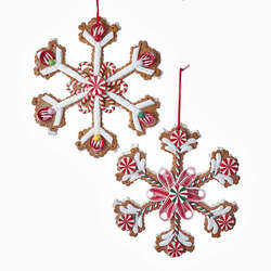 Item 103521 Gingerbread Snowflake Ornament