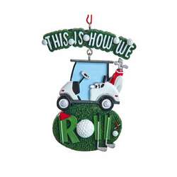 Item 103524 Golf Cart Ornament