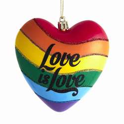 Item 103538 Love Is Love Heart Ornament
