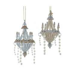 Item 103548 Glitter Chandelier Ornament