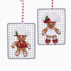 Item 103590 Gingerbread Boy/Girl Cookie Rack Ornament