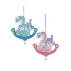 Item 103594 thumbnail Babys 1st Boy/Girl Rocking Horse Ornament